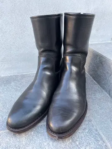 sak 부츠 가죽 guidi 구이디 한정판 와인 블랙