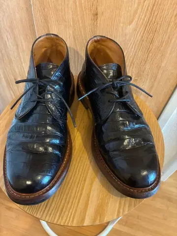 레어 Tricker's 트리커스 악어 엠보싱 처카 부츠