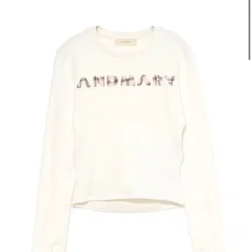 andmary 메리 로고 패턴 탑 앤드마리