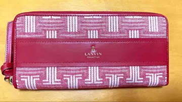 LAVIN 레드 장지갑