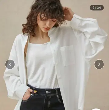 오사카부산 방주름 워셔블 안티크리즈 루즈 셔츠