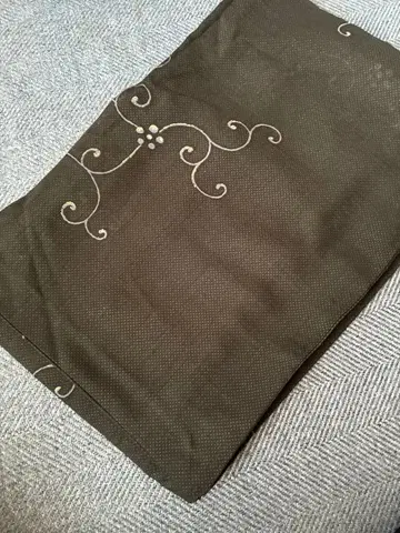 단일 블랙 코몬 기모노 꽃 무늬