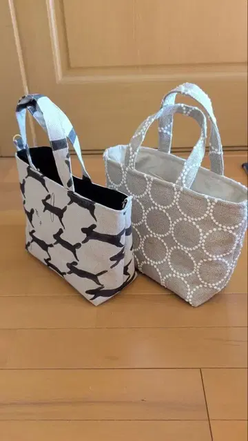 미나 페르호넨 핸드메이드 산책 토트백