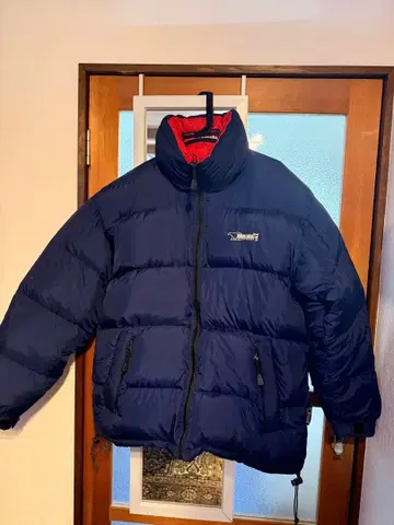 Bear USA 네이비 리버서블 다운 자켓