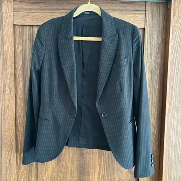 ROPE 스트라이프 자켓 블랙 9