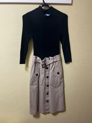 블루 레이블 니트 원피스 38