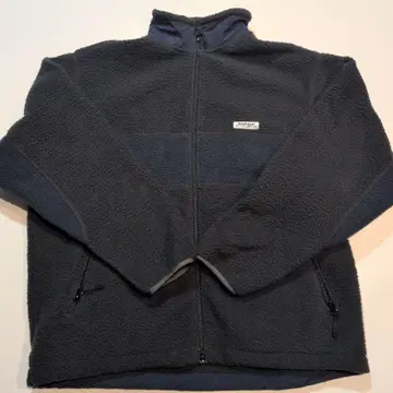 Farah 플리스 스탠드 칼라 십 블루종