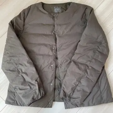 무인양품 다운 자켓 L 사이즈 카키