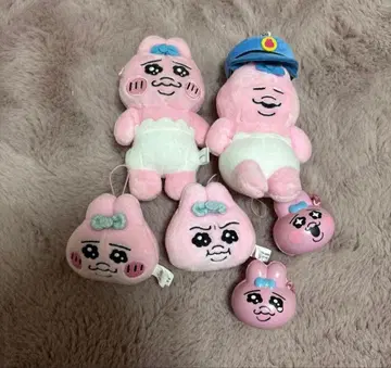 빤쮸토끼 역장 키링 랜덤 토이 가챠가챠