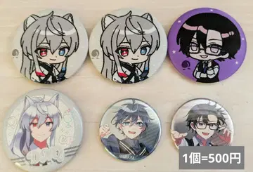 컬러풀 피치 캔 배지