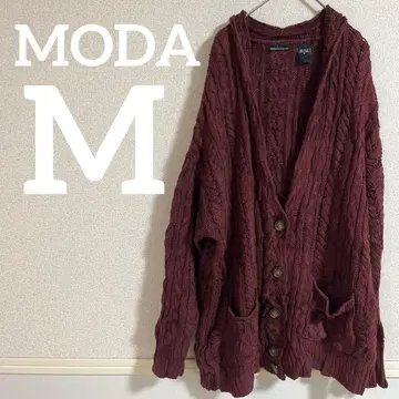 MODA INTERNATIONAL [ M ] 버건디 가디건