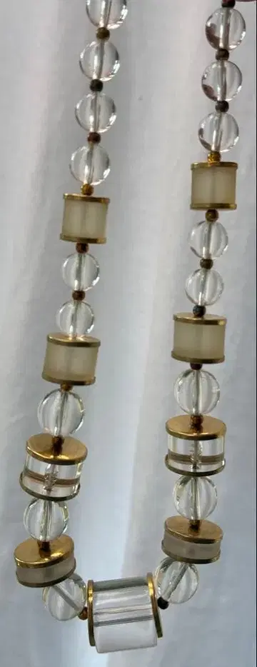 빈티지 크리스탈 수정 목걸이