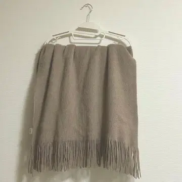 [새상품급] 머플러 여성용 핑크 베이지 김이 포근포근