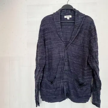 GOODTHREADS 다크 네이비 가디건 [ XL ]