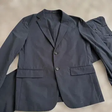 [ 새상품급 ] 유니클로 수트 셋업 감동 자켓 팬츠 네이비