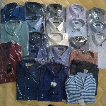 긴팔 셔츠 모음 22벌 S와 M 사이즈 미사용