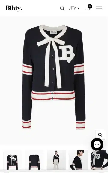 Bibiy B. CLUB TIE CARDIGAN