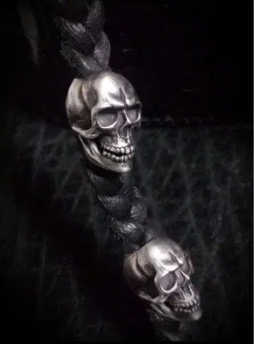 progressive art jewelry 실버 스컬 비즈