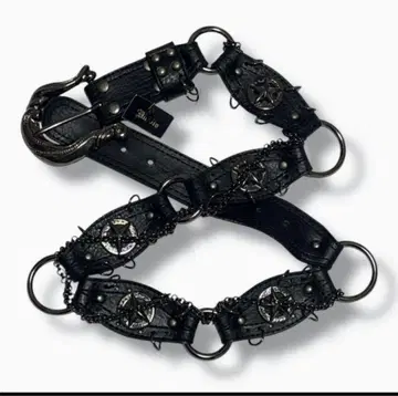 y2k diavlo 체인star 귀걸이 장식 벨트 v계