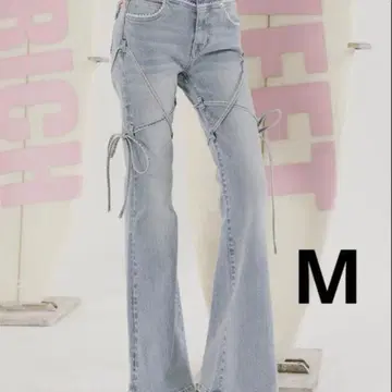 다리치 피코 레이스 하이웨스트 플레어 데님 M 사이즈