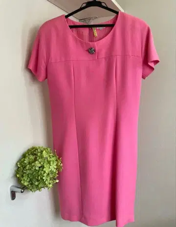 폭시 주얼리 버튼 원피스 42