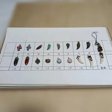 55. 아이누 문양 핸드메이드 펜던트 스트랩용 부품