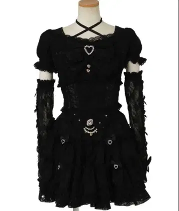 LIZLISA 암워머 부착 뷔스티에 상의