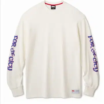 FTC / 슬리브 로고 와플 써멀 탑 / M