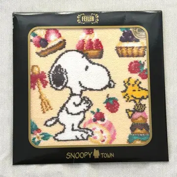 페이러 FEILER 스누피 손수건 미사용 새상품