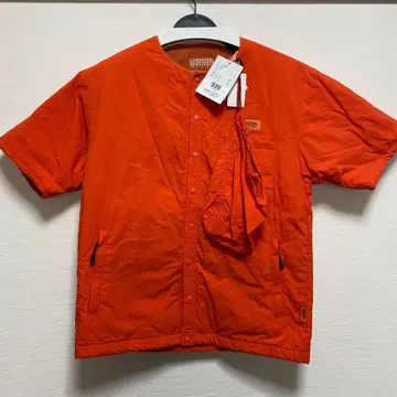 유니버설 오버롤 충전솜 반팔 자켓 워크 새상품 택 포함