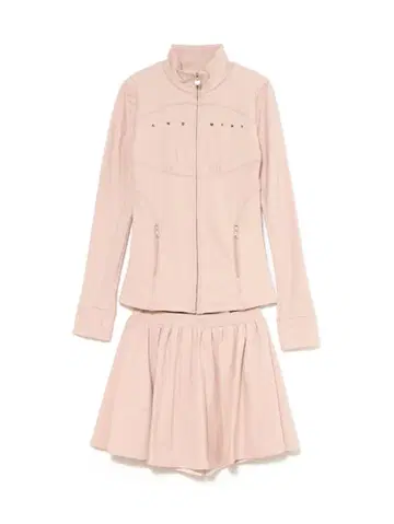 andmary Gigi 저지 세트업 베이비 핑크