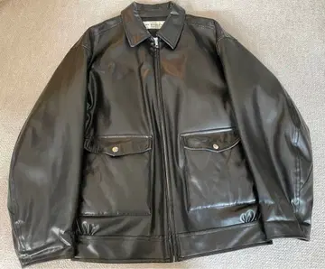 신존 페이크 가죽 자켓 36