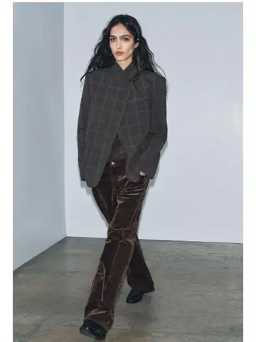 zara zw collection 체크 무늬 블레이저