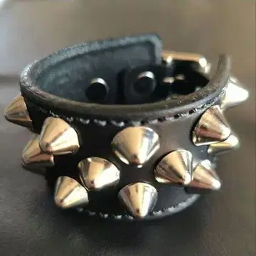 런던 콘 가죽 리스트 밴드 2 x 1ROW