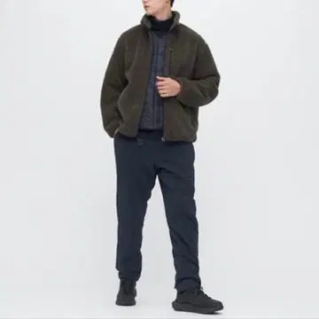 방풍 엑스트라 웜 이지 팬츠 기장 표준 450282 네이비