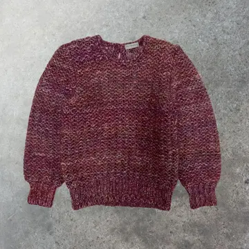 모헤어 니트 멀티 컬러 샤기 컬러 네프 복슬복슬 겨울