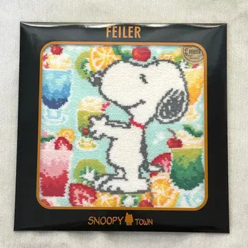 페일러 FEILER 스누피 손수건 미사용 새상품