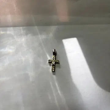 실버 스톤 포함 크로스 참 끈 없음