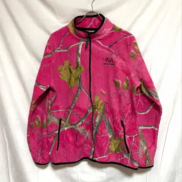 90-00s REALTREE 플리스 자켓 리얼트리 핑크 XL