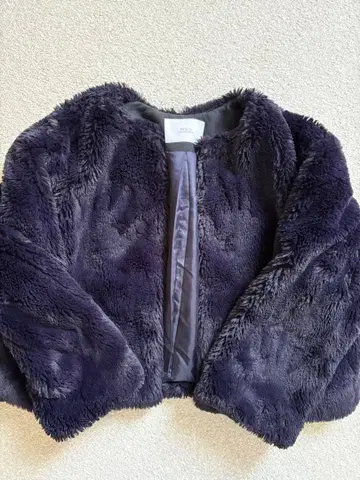 NEU 다크 퍼플 플리스 자켓
