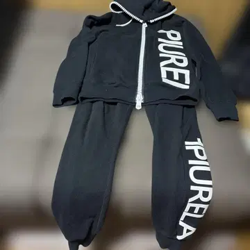 1PIU1UGUAALE3 셋업 후드티 세트 업 블랙 XL