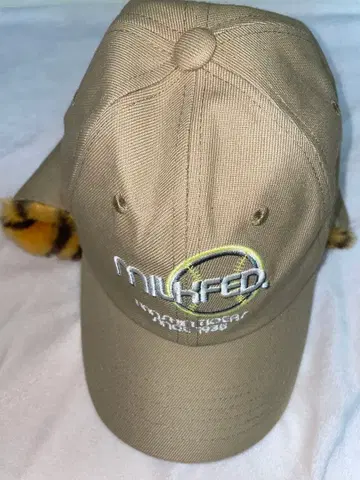 한신 타이거즈 캡 MILKFED. 콜라보 귀도리 모자