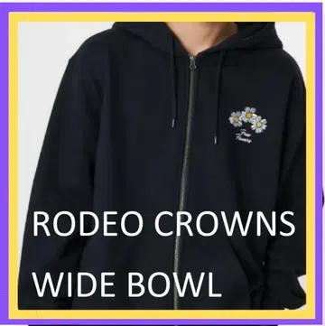 RODEO CROWNS WIDE BOWL 백 빅 로고 zip 후드티