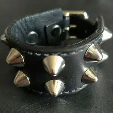 런던 콘 가죽 리스트 밴드 2ROW