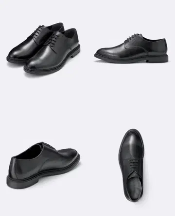 GU 리얼 가죽 더비 슈즈 25.5cm 25SS 신상 새상품급 착용 1회