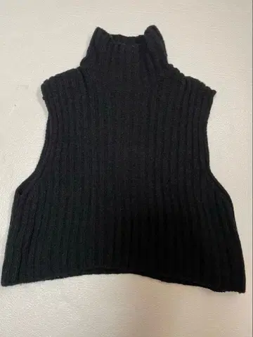 evam eva 니트 블랙/판초