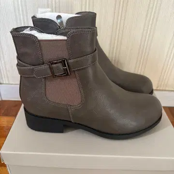 힐 미 그레이 숏부츠 버클 포함