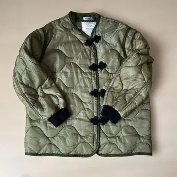 Nvetokki 차이나 버튼 라이너 자켓 블루종 F