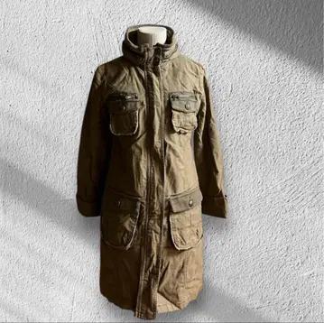 [00s] 멀티 포켓 더블 지퍼 모즈 코트 goa lgb