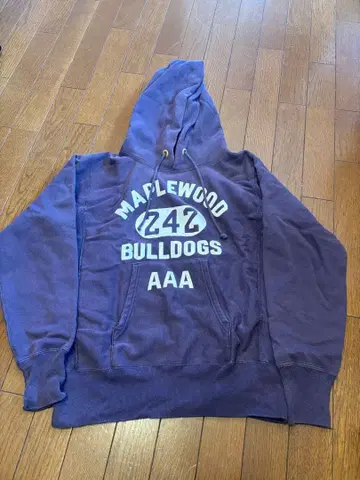 Champion 후드티 buddy 하라주쿠 아메카지 퍼플네이비